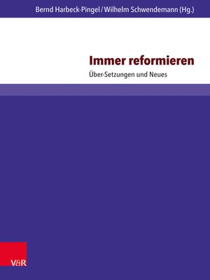 cover image of Immer reformieren